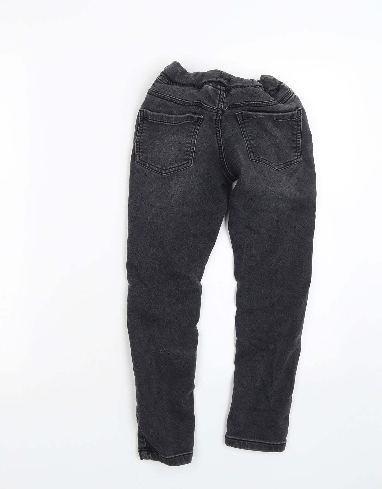George Boys Black  Denim Skinny Jeans Size 6-7 Years