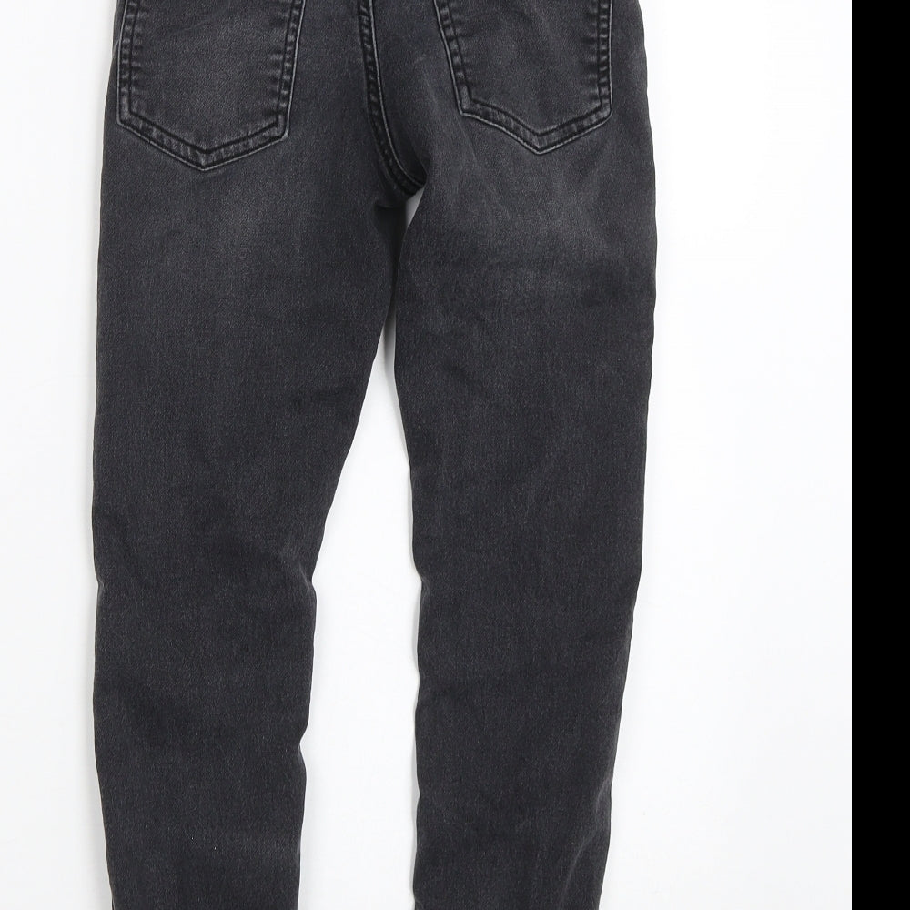 George Boys Black  Denim Skinny Jeans Size 6-7 Years