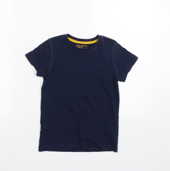 Matalan Boys Blue   Basic T-Shirt Size 6 Years