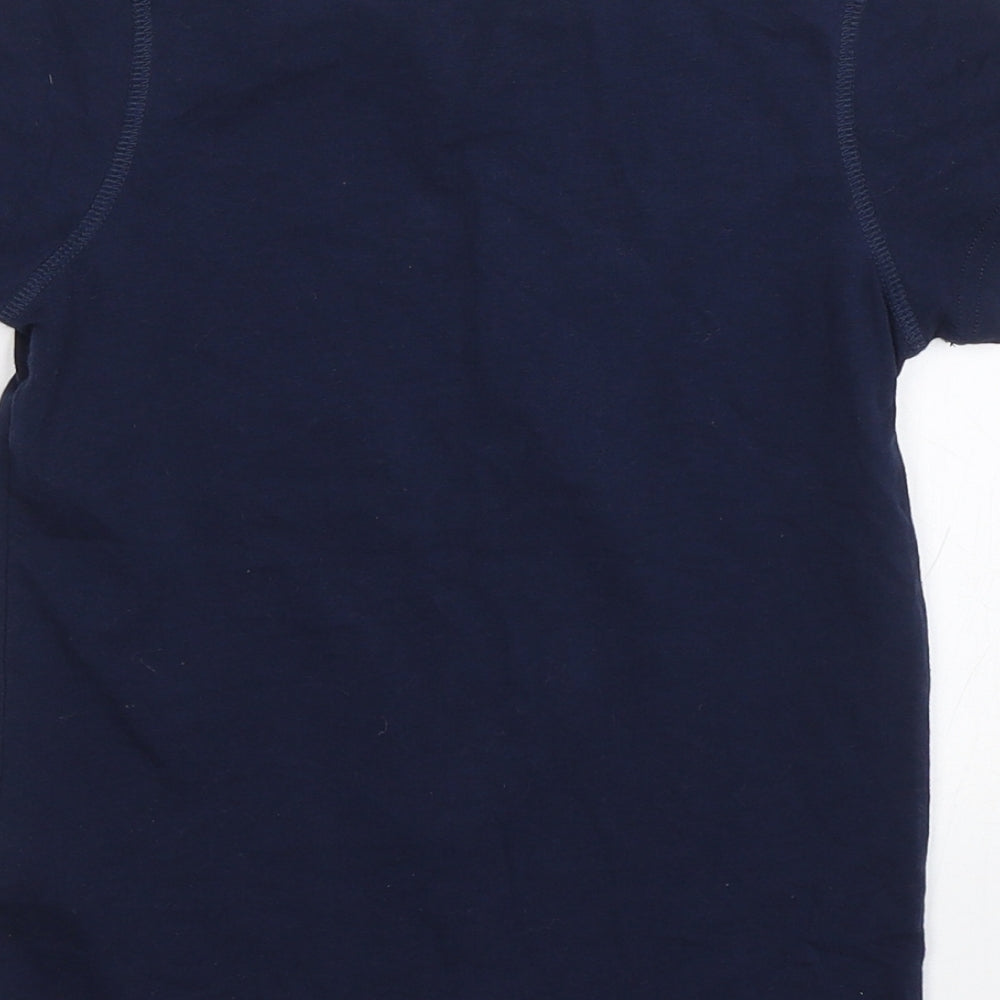 Matalan Boys Blue   Basic T-Shirt Size 6 Years
