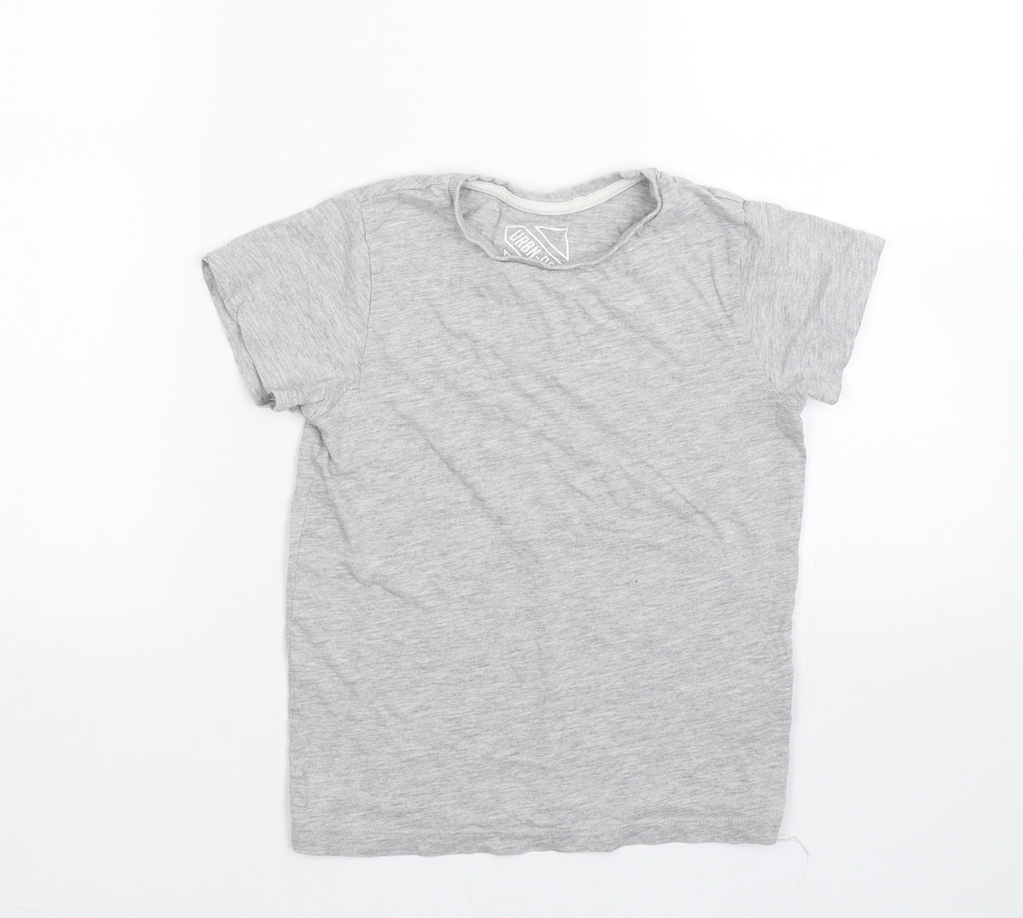 Matalan Boys Grey   Basic T-Shirt Size 7 Years