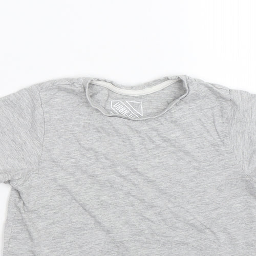 Matalan Boys Grey   Basic T-Shirt Size 7 Years
