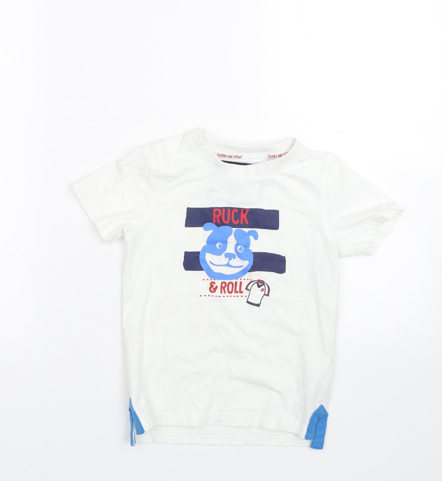 england rugby Boys White   Basic T-Shirt Size 5-6 Years  - England Rugby