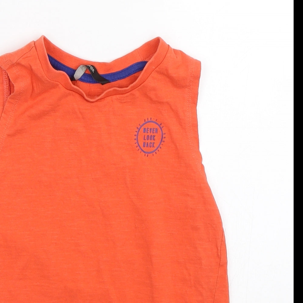 George Boys Orange   Basic Tank Size 6-7 Years