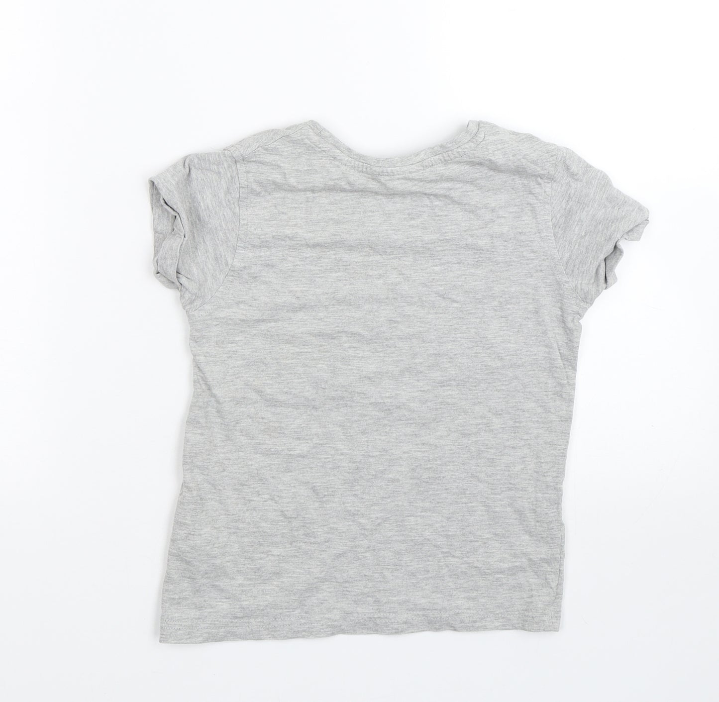 George Boys Grey   Basic T-Shirt Size 6-7 Years