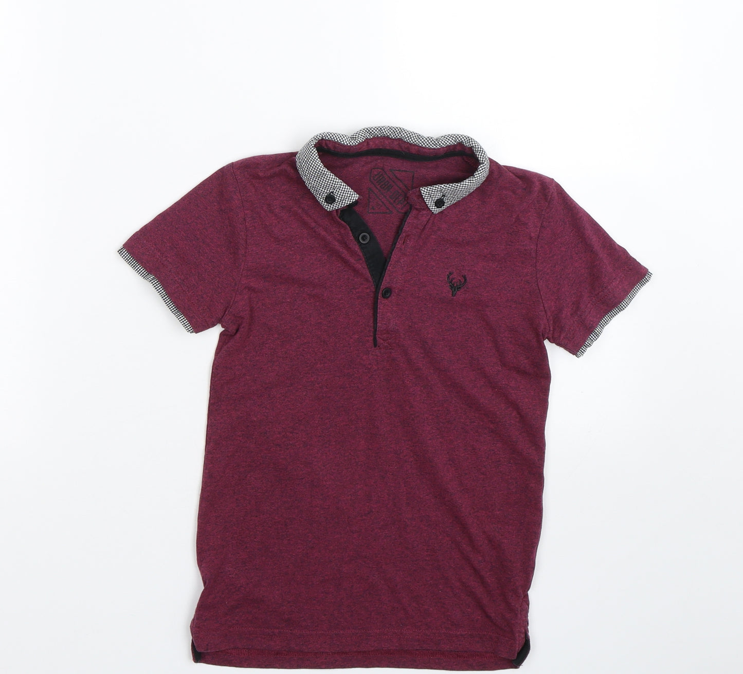 Matalan Boys Purple   Basic Polo Size 7 Years