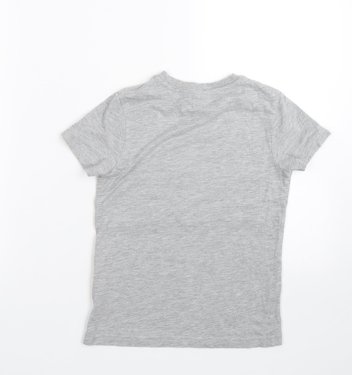 M&S Boys Grey   Basic T-Shirt Size 6-7 Years