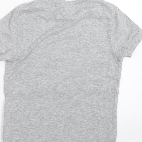 M&S Boys Grey   Basic T-Shirt Size 6-7 Years