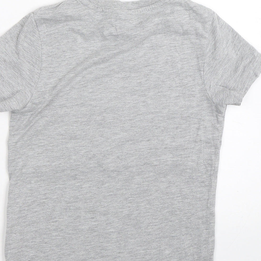 M&S Boys Grey   Basic T-Shirt Size 6-7 Years