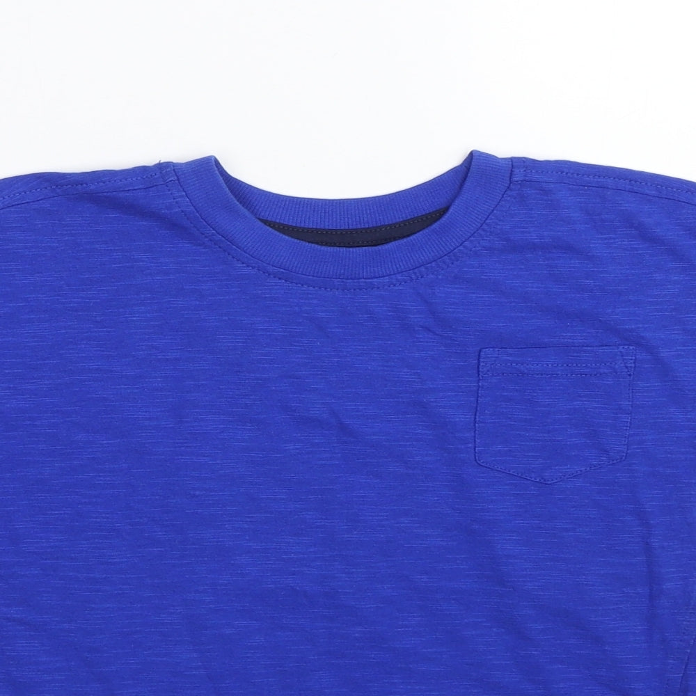 George Boys Blue   Basic T-Shirt Size 6-7 Years
