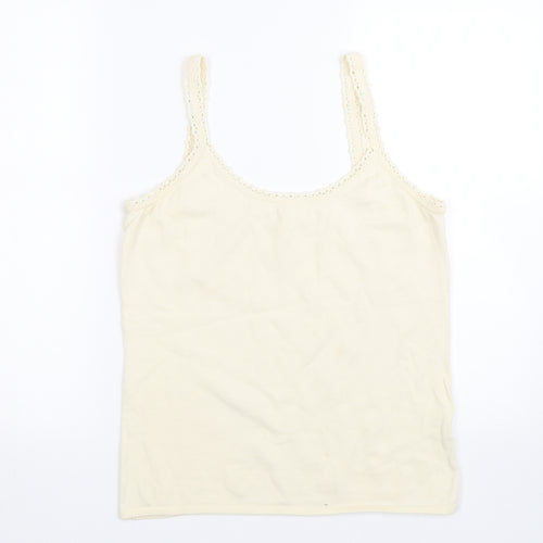 pomodoro Womens Beige   Basic Tank Size 14