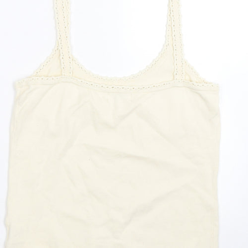 pomodoro Womens Beige   Basic Tank Size 14
