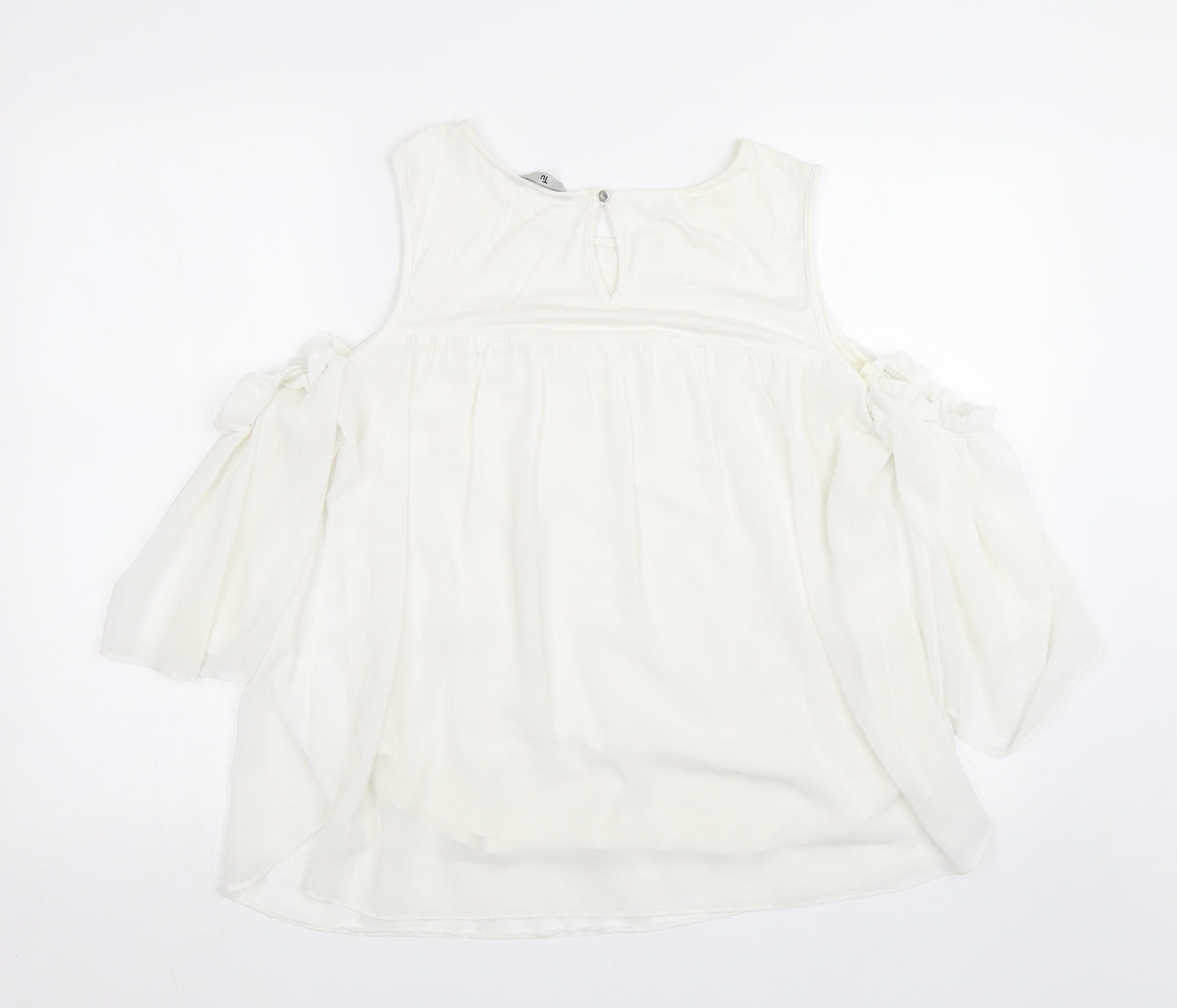 TU Womens White   Basic Blouse Size 14