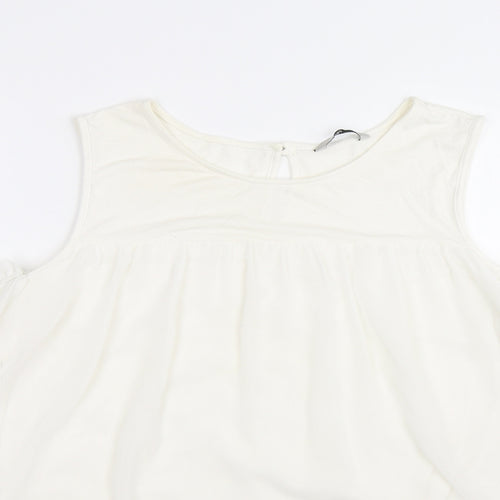 TU Womens White   Basic Blouse Size 14