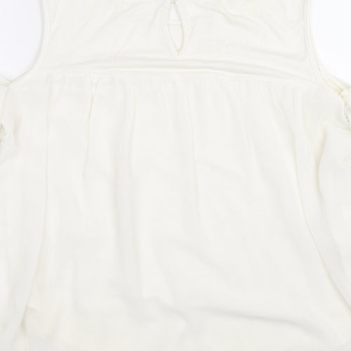 TU Womens White   Basic Blouse Size 14