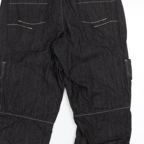 Denim co Mens Black  Denim Cargo Shorts Size 32