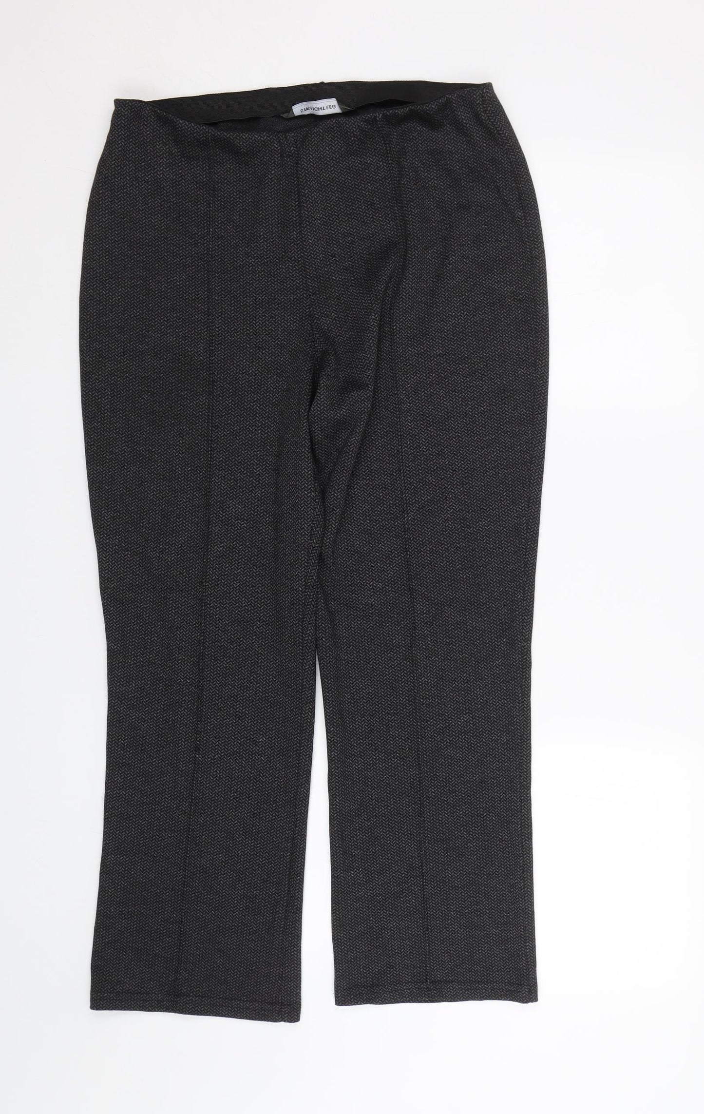 Bonmarche Womens Black   Trousers  Size 12 L25 in