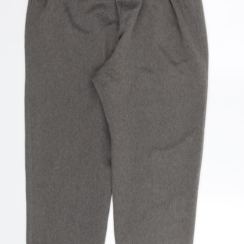 Berkertex Womens Brown Herringbone  Trousers  Size M L25 in