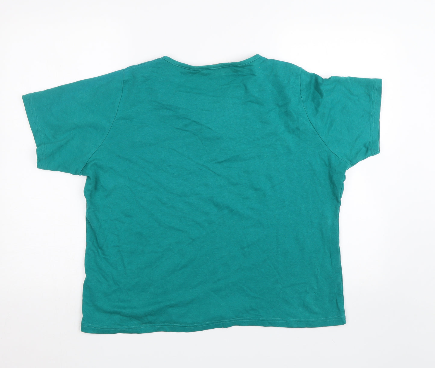 Honor Milburn Womens Green   Basic T-Shirt Size 18