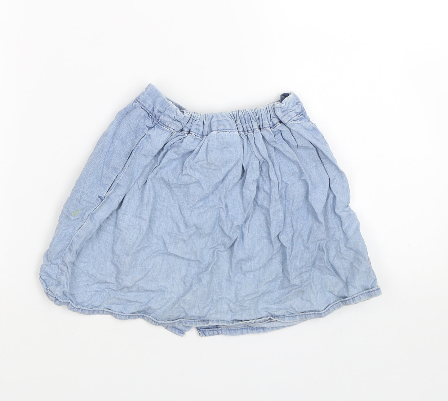 H&M Girls Blue   Skater Skirt Size 5-6 Years