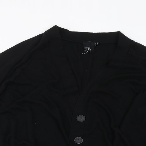 ASOS Womens Black  Knit Cardigan Jumper Size 26
