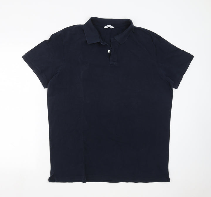 C&A Mens Blue Polo Size XL