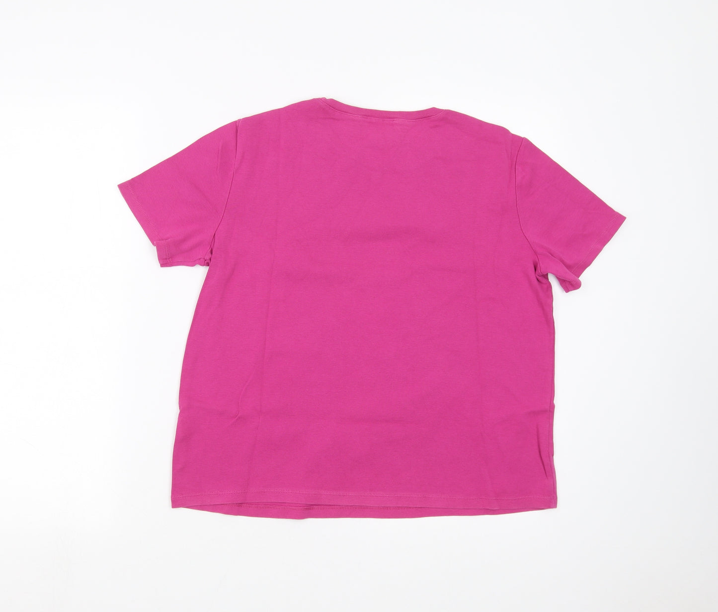 Marks and Spencer Womens Purple   Basic T-Shirt Size 14