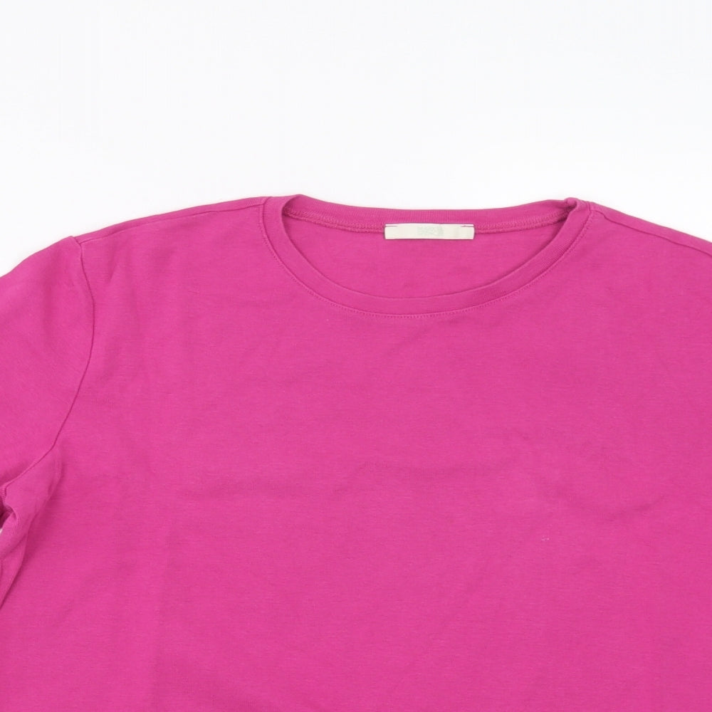 Marks and Spencer Womens Purple   Basic T-Shirt Size 14