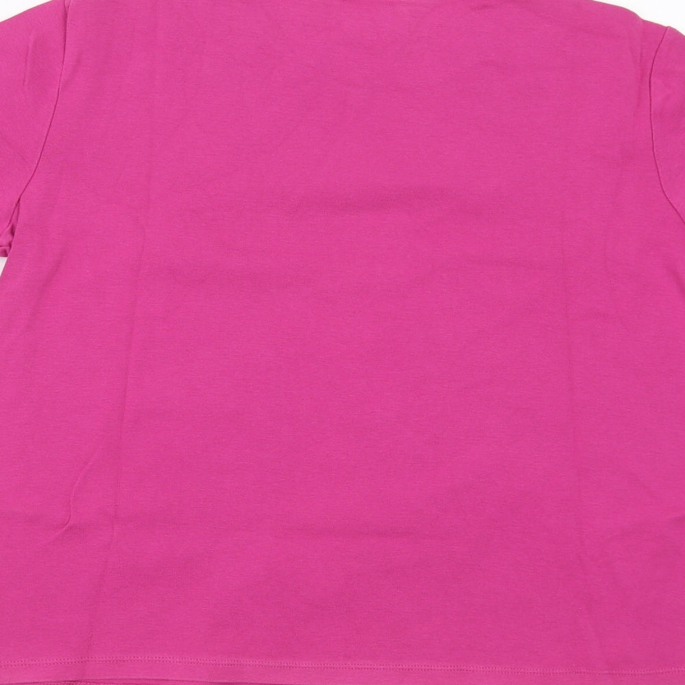 Marks and Spencer Womens Purple   Basic T-Shirt Size 14