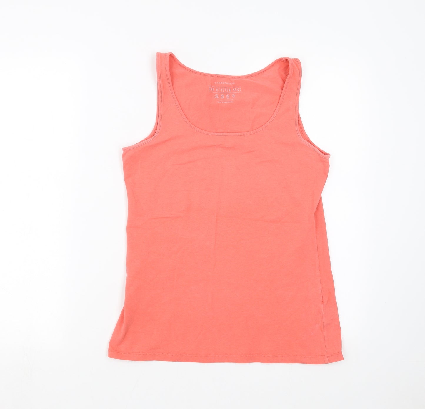 Primark Womens Pink   Basic Tank Size 14  - stretch vest