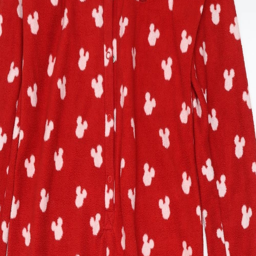 Disney Womens Red Solid  Top One Piece Size 8  - Minnie mouse