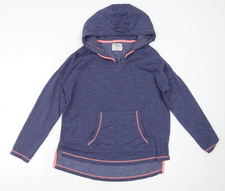 Love to lounge Womens Blue Pullover Hoodie Size M