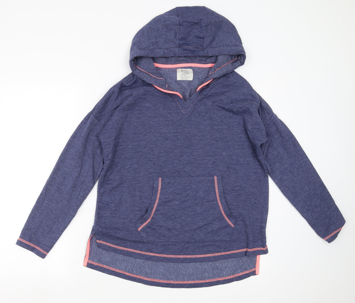 Love to lounge Womens Blue   Pullover Hoodie Size M