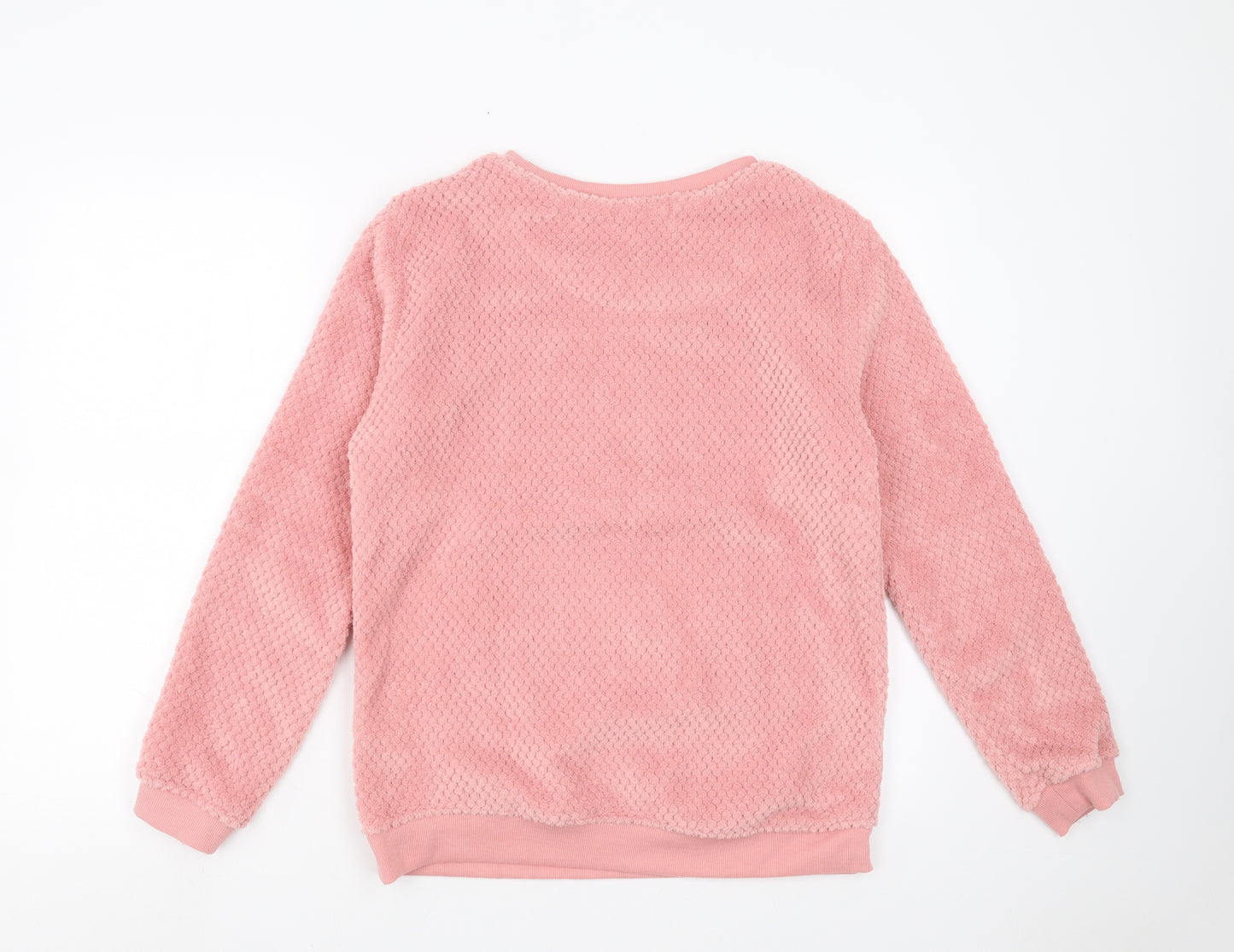 Love to lounge Womens Pink Geometric  Pullover Jumper Size S