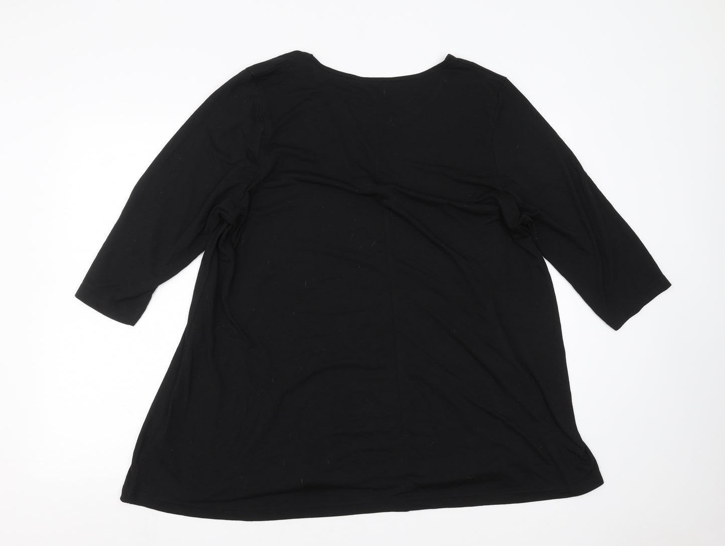 CAPSULE Womens Black   Basic T-Shirt Size 22