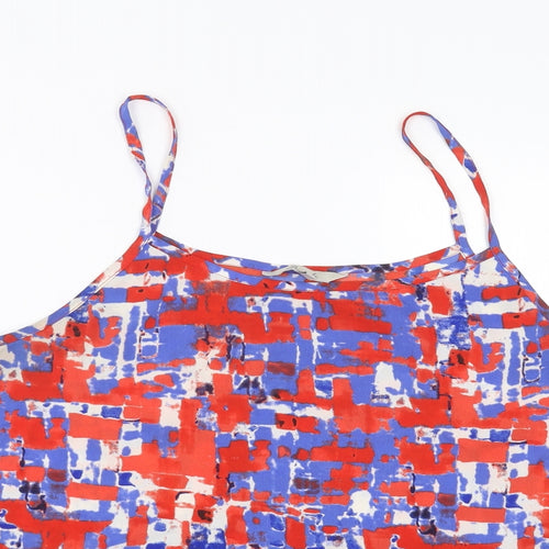 Peacocks Womens Blue Geometric  Camisole Blouse Size 20