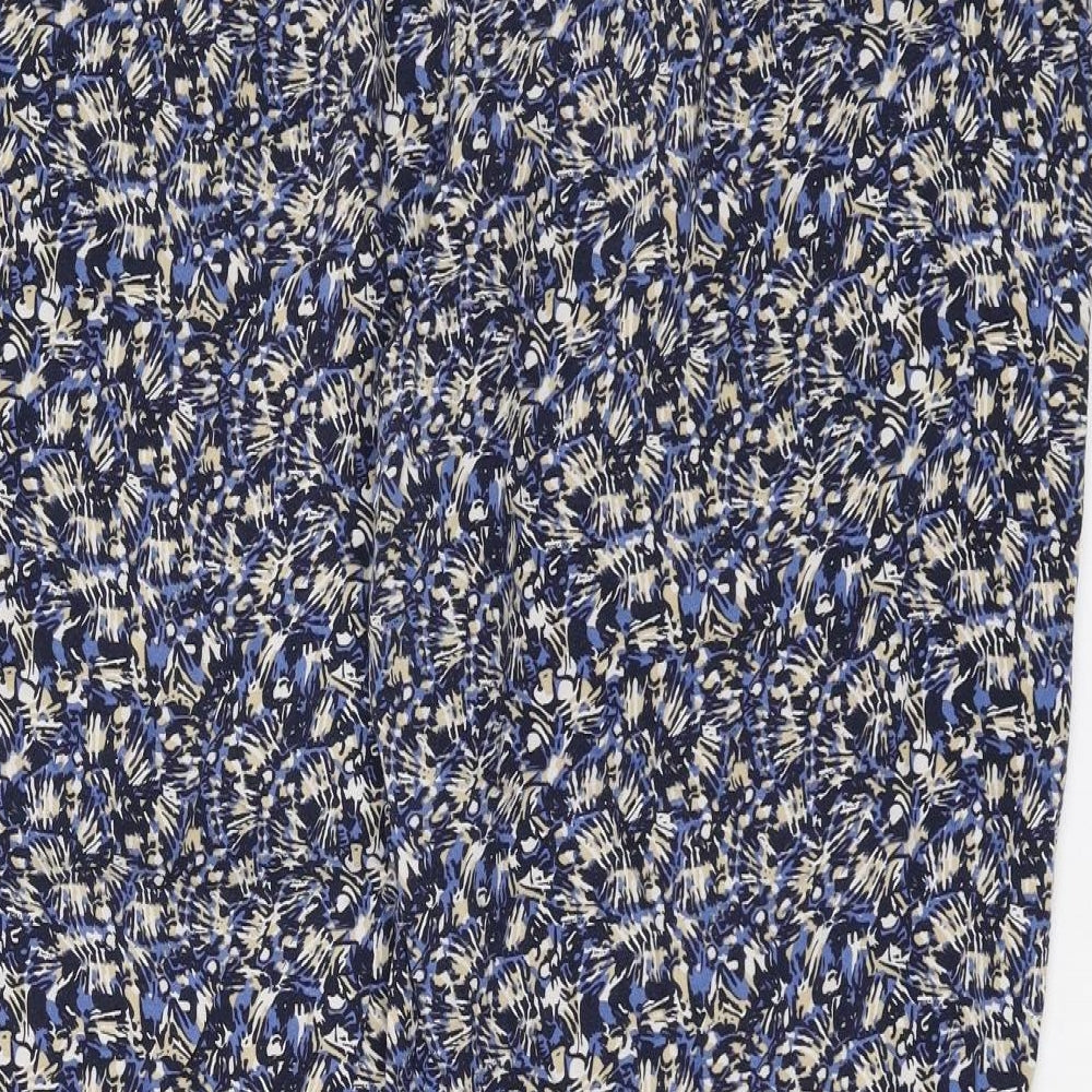 ARISTA Womens Blue Geometric  Trousers  Size 20 L28 in