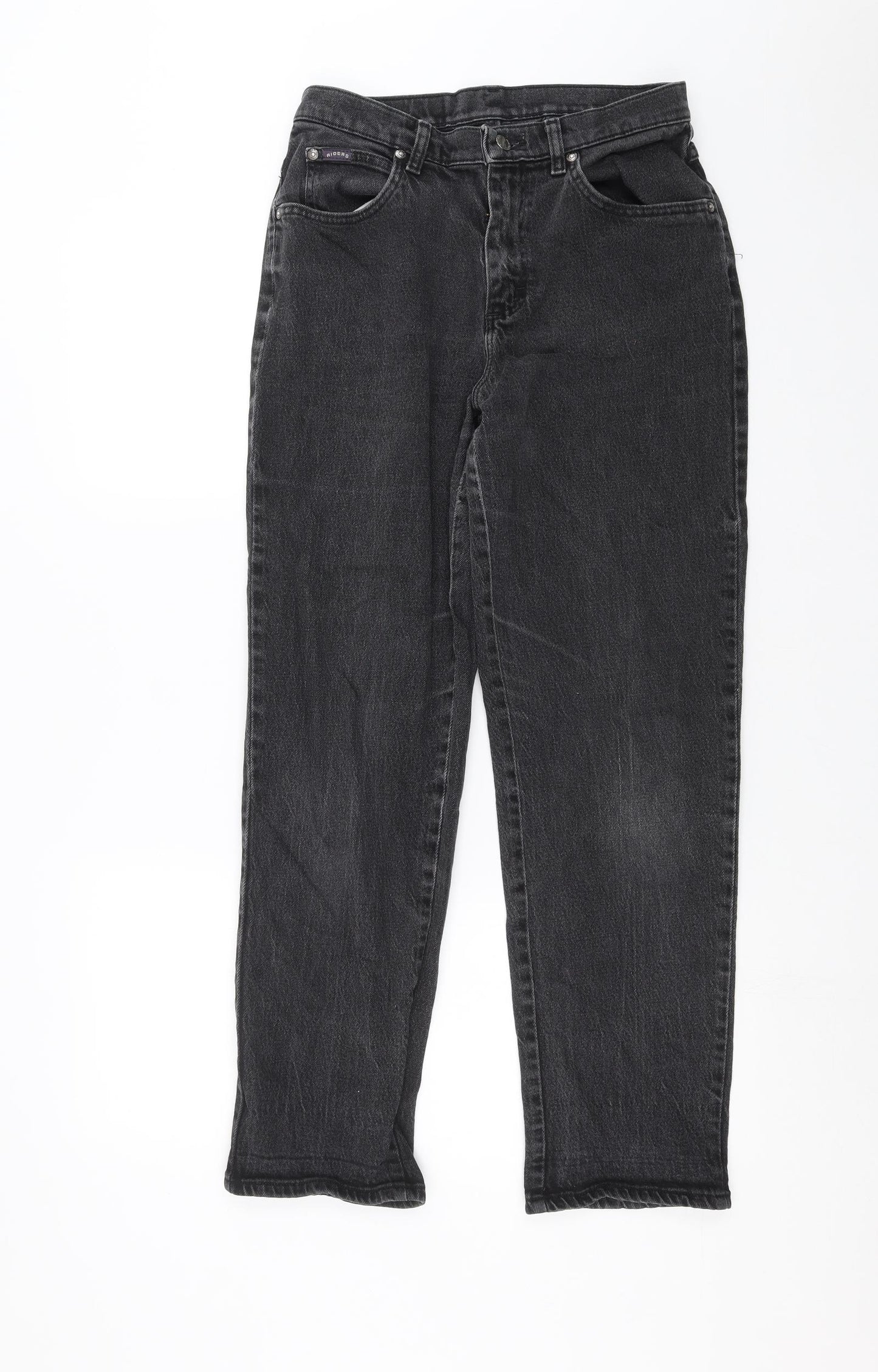 Denim Riders Womens Grey  Denim Straight Jeans Size 6 L28 in