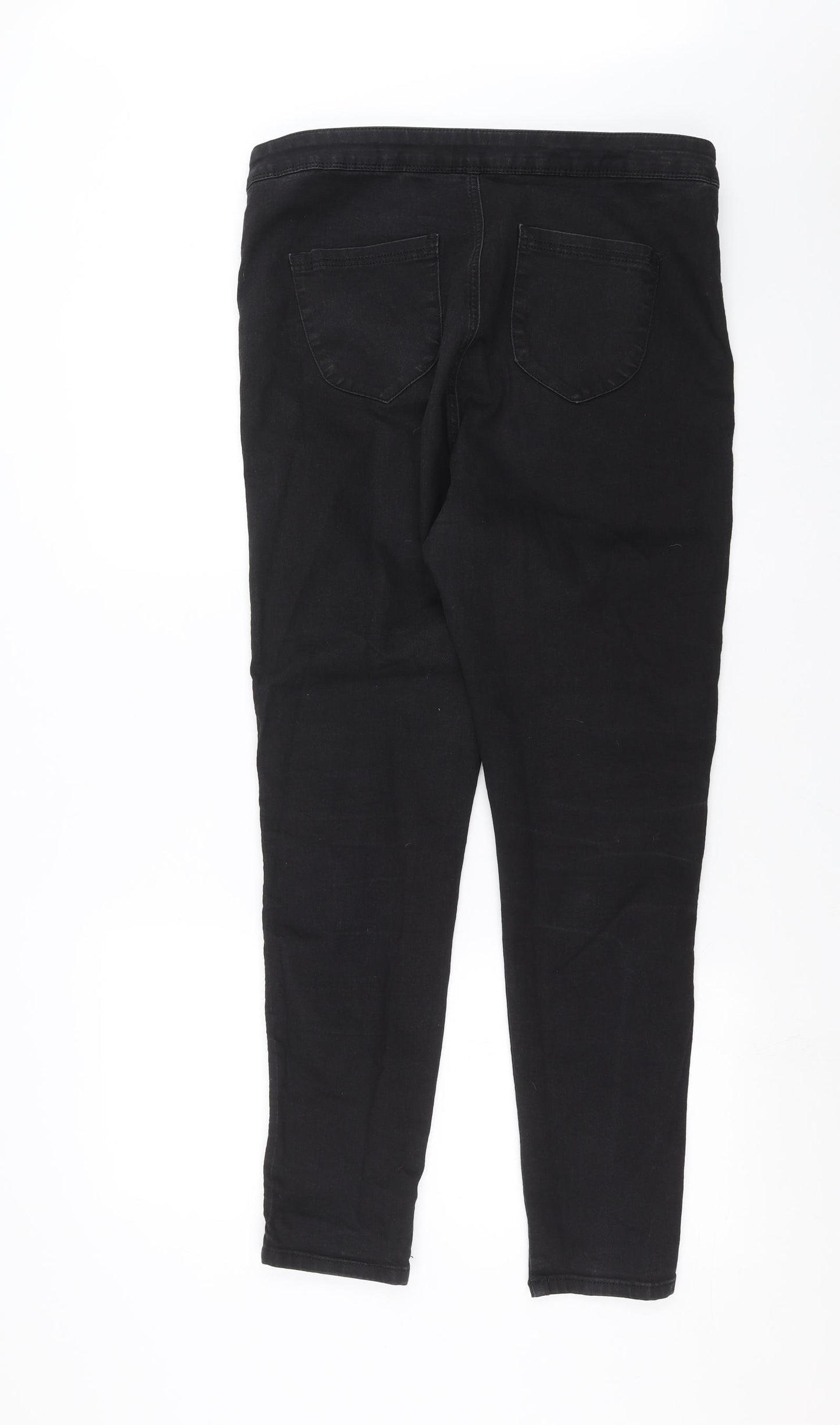 ASOS Womens Black  Denim Skinny Jeans Size 20 L29 in