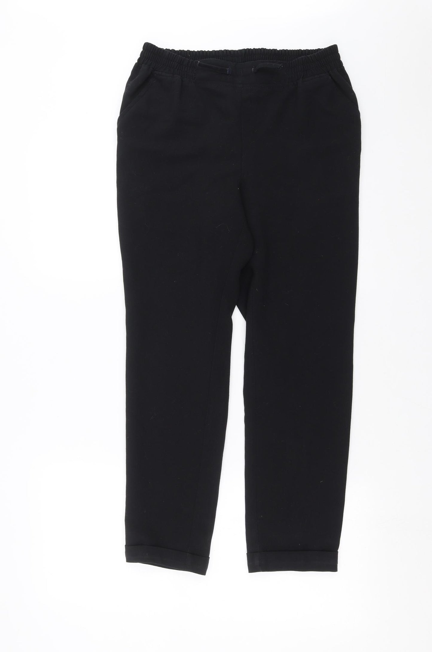 NEXT Womens Black   Trousers  Size 10 L27 in