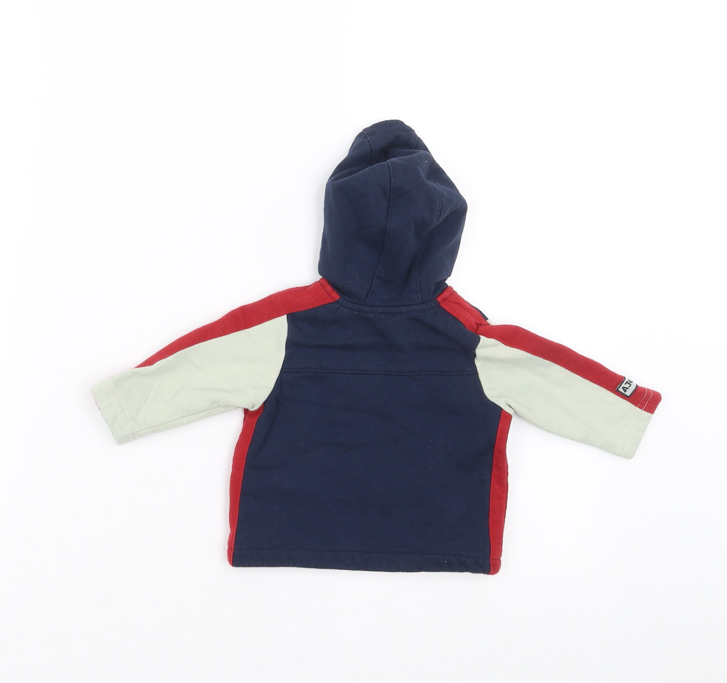 Adams Boys Blue   Full Zip Jumper Size 3-6 Months  - hooded