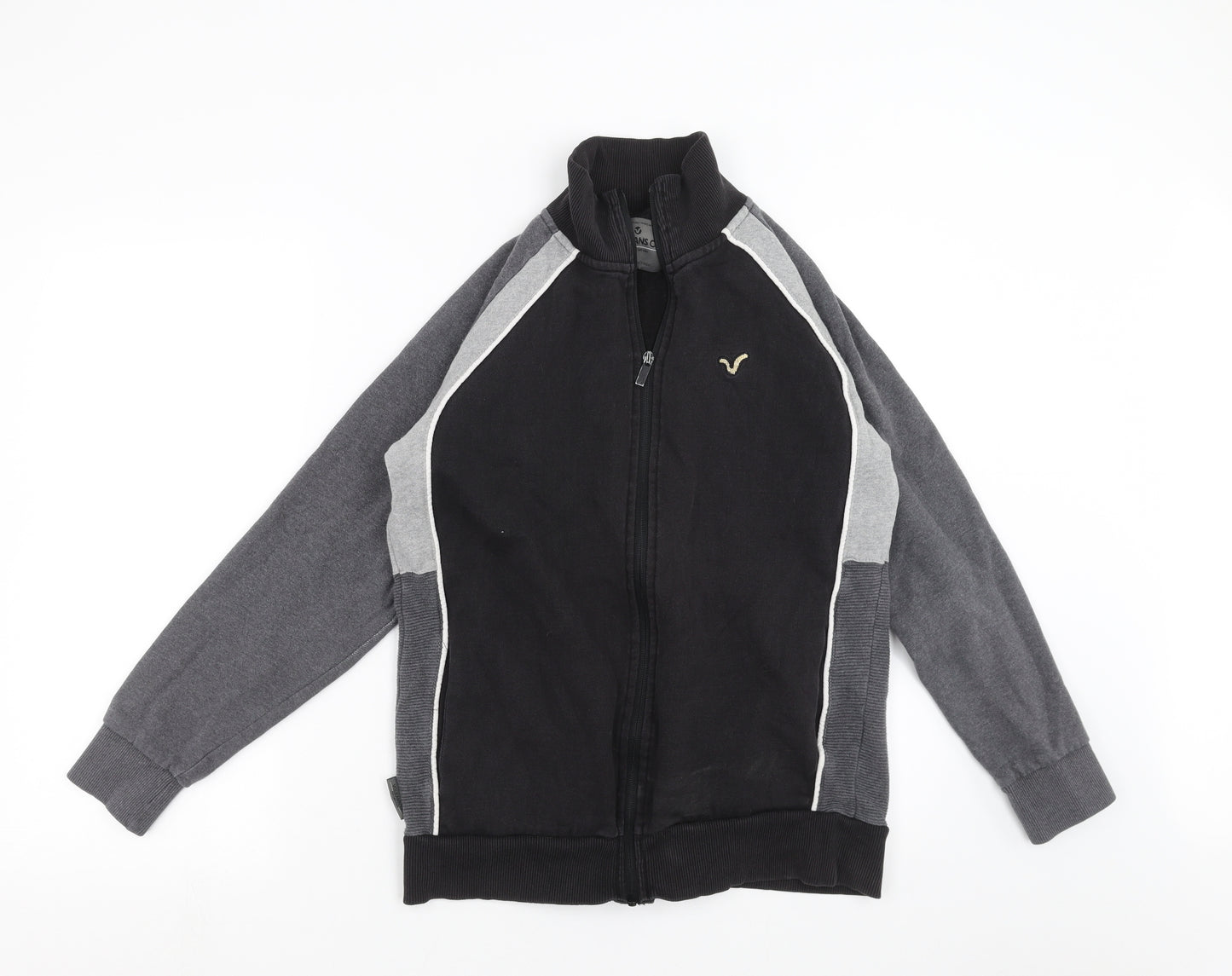 Voi Jeans Mens Black   Full Zip Sweatshirt Size M