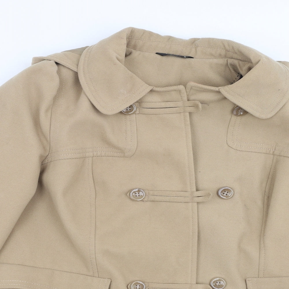 BM Womens Beige   Jacket Coat Size 18
