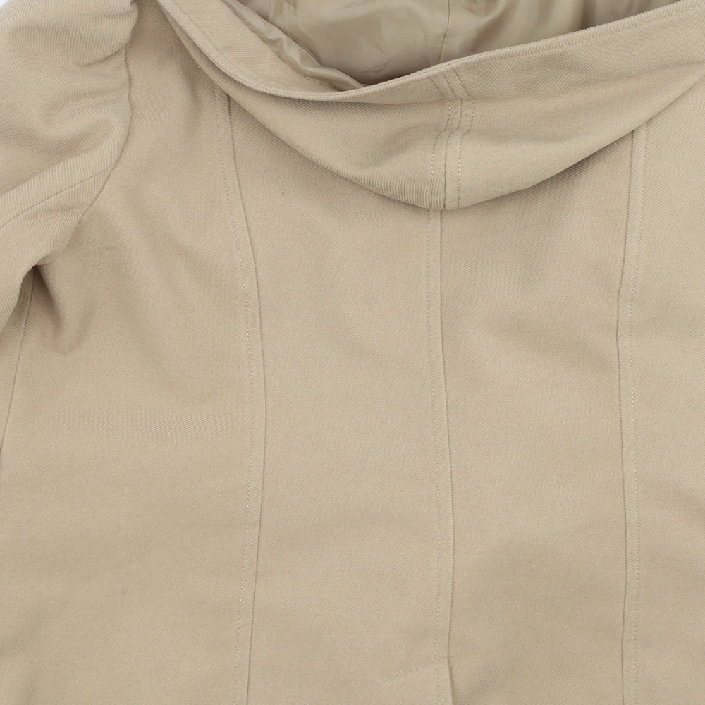 BM Womens Beige   Jacket Coat Size 18