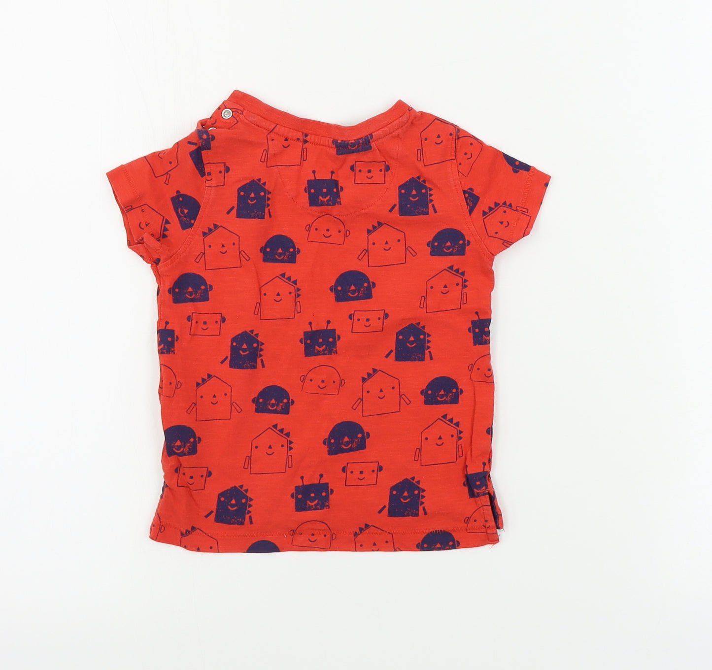 Mothercare  Boys Red   Basic T-Shirt Size 12-18 Months