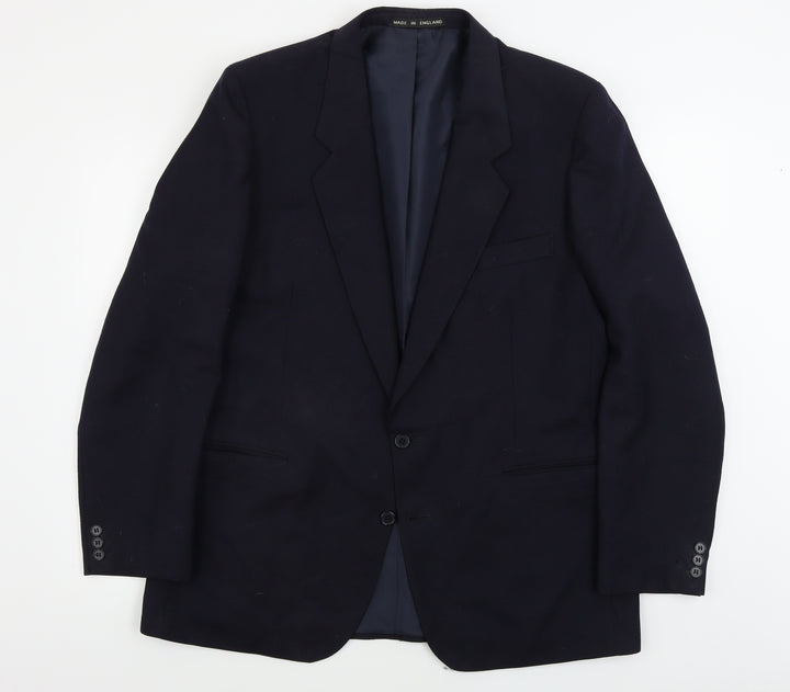 Preworn Mens Blue Jacket Blazer Size 44