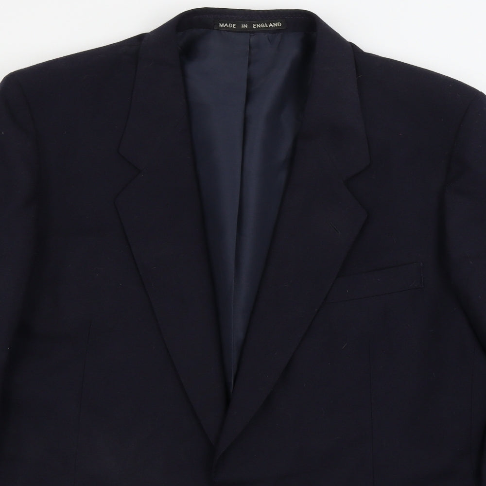 Preworn  Mens Blue   Jacket Blazer Size 44