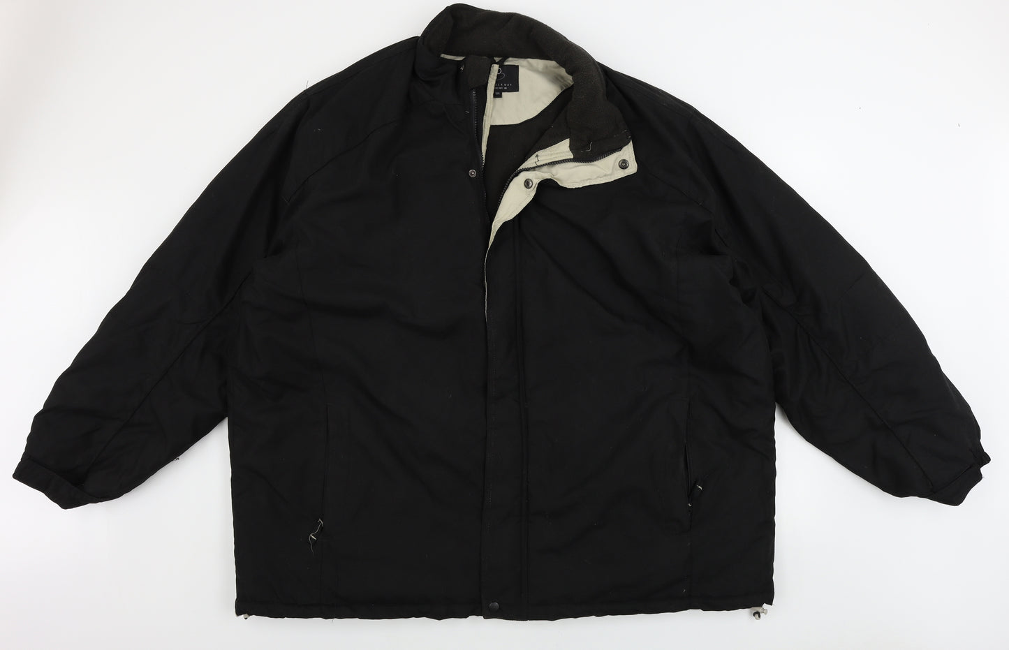 Paul Berman  Mens Black   Jacket Coat Size 3XL