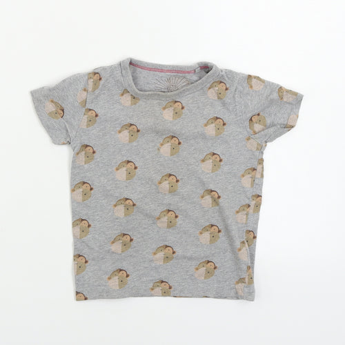 NEXT  Girls Grey   Basic T-Shirt Size 2 Years