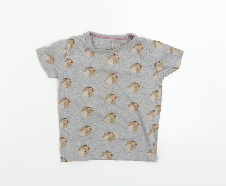NEXT  Girls Grey   Basic T-Shirt Size 2 Years